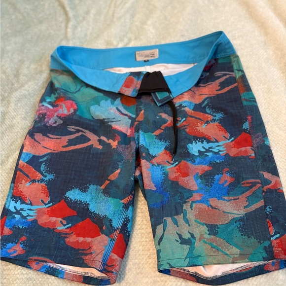 Colorful Abstract Men’s swim shorts - Picture 2 of 2